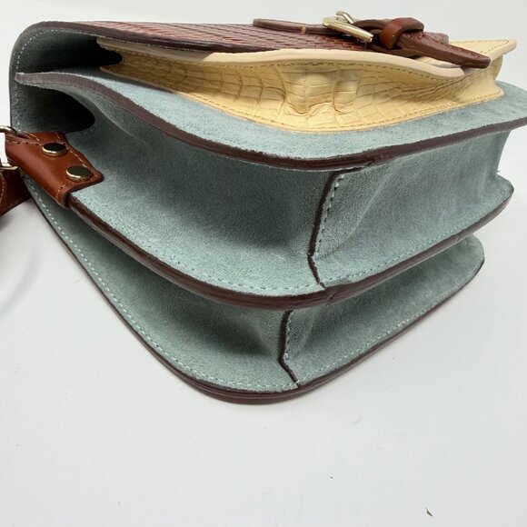 NWB Sézane Romeo Bag Leather Woven Textured Crossbody W/Box&Dust Bag - Picture 10 of 13